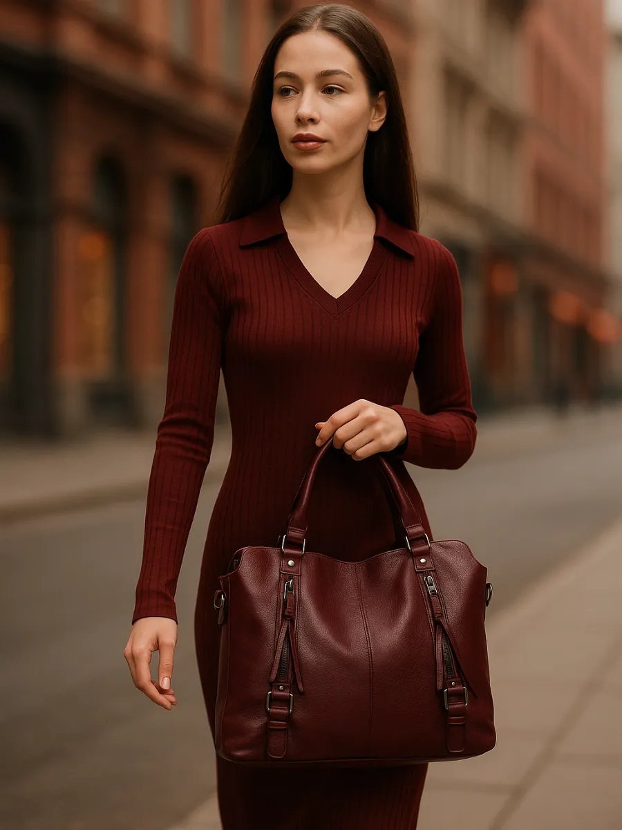 Сумка тоут ALISEN экокожа красный купить,NaN