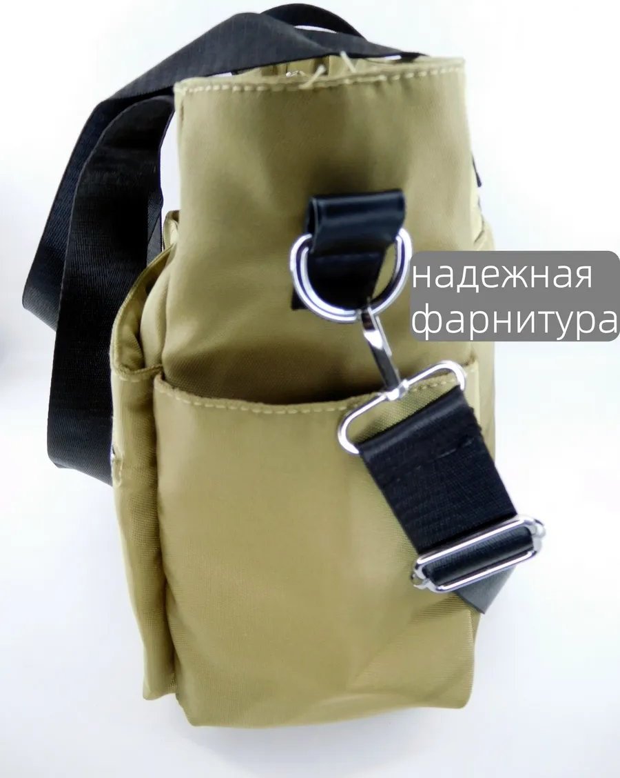 Сумка шоппер текстиль коричневый купить,NaN