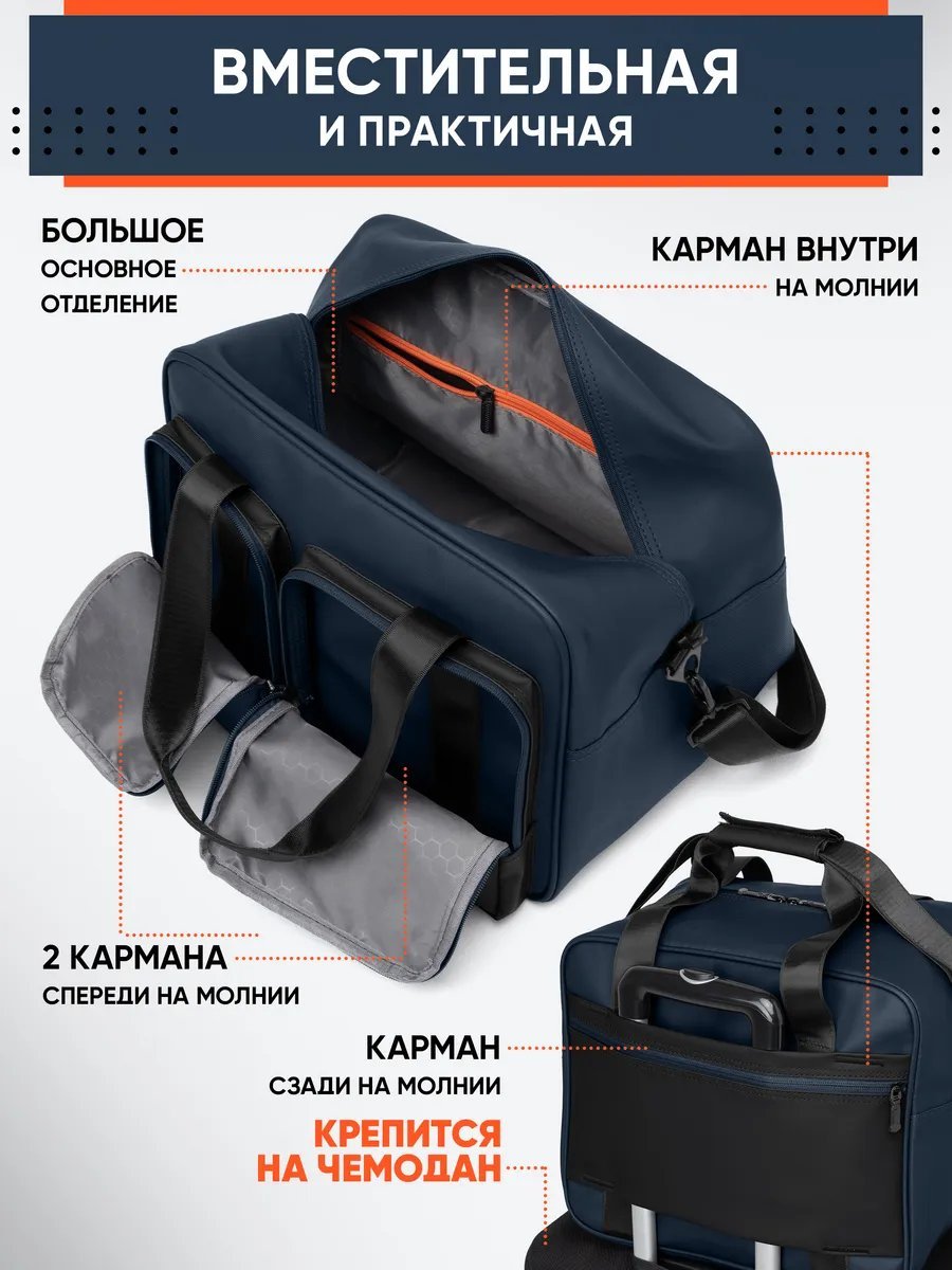Мини-сумка SAMSONLIGHT полиэстер синий купить,NaN