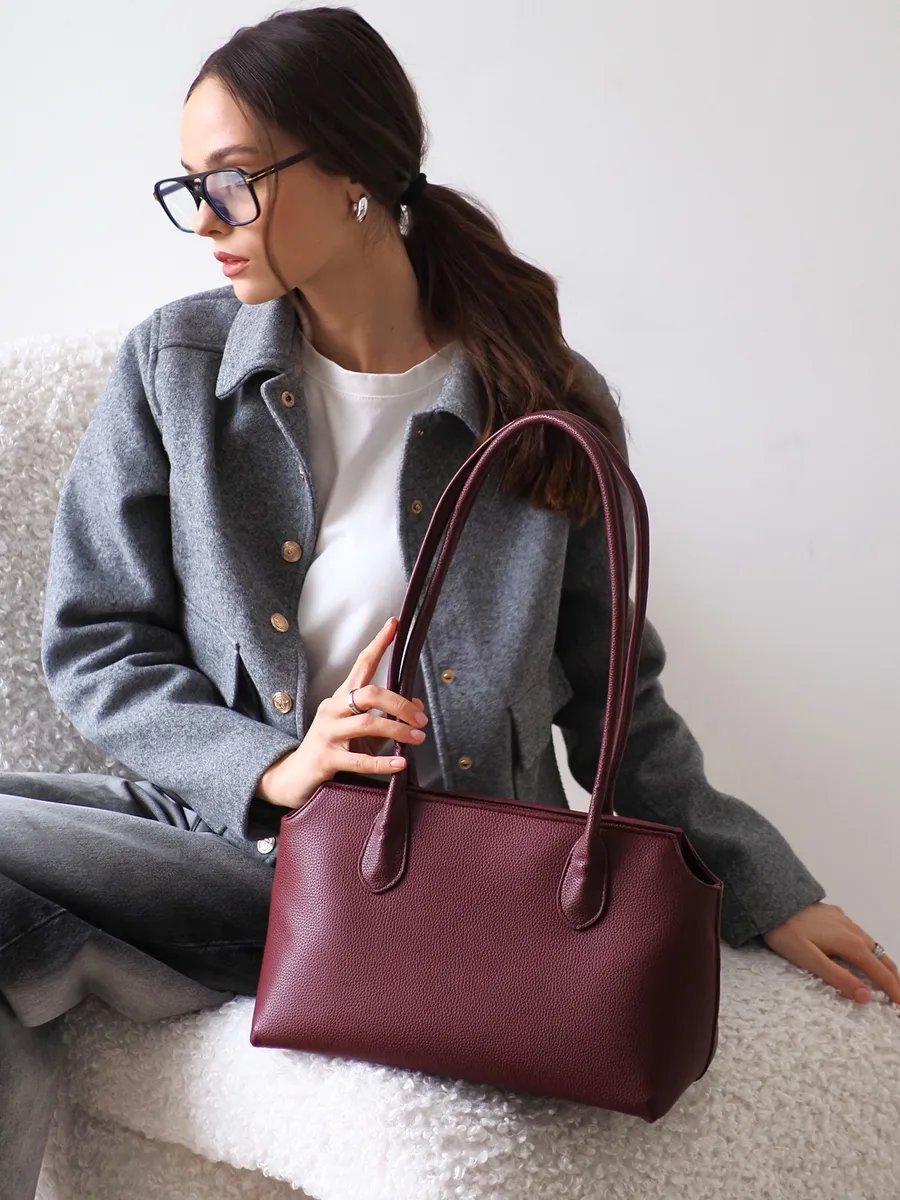 Сумка тоут MY FASHION STYLE экокожа красный купить,NaN