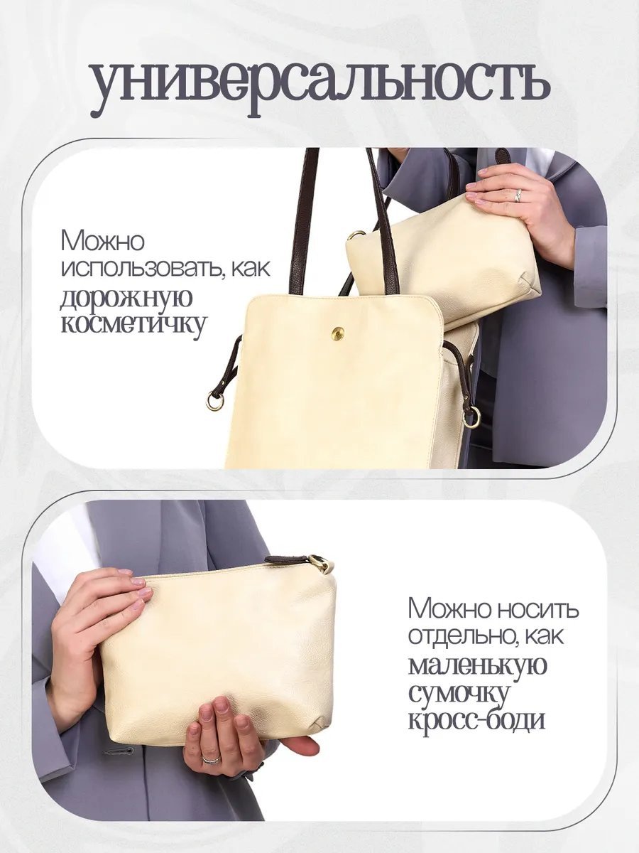 Сумка кросс-боди Chuffed экокожа бежевый купить,NaN