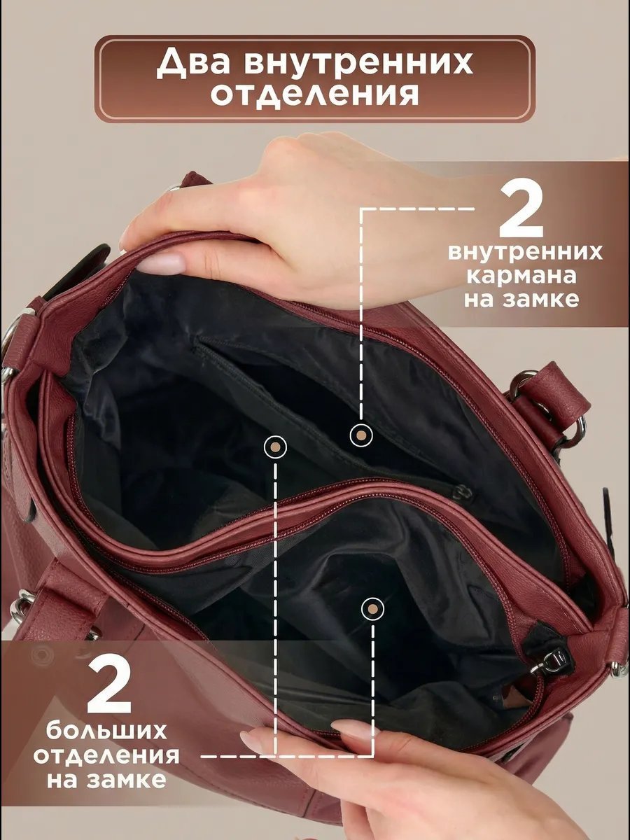 Сумка шоппер CORTICO натуральная кожа красный купить,NaN