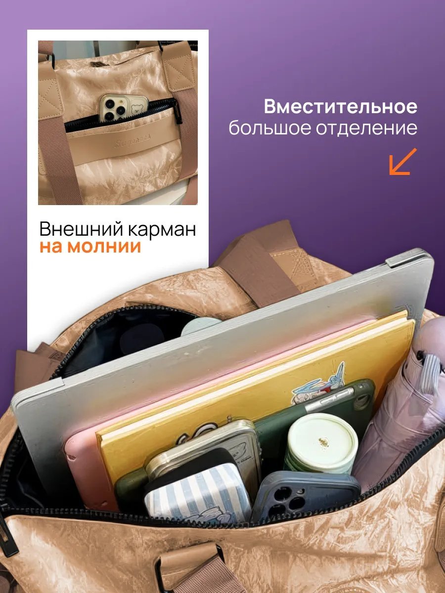 Мини-сумка LIVELIUM текстиль коричневый купить,NaN