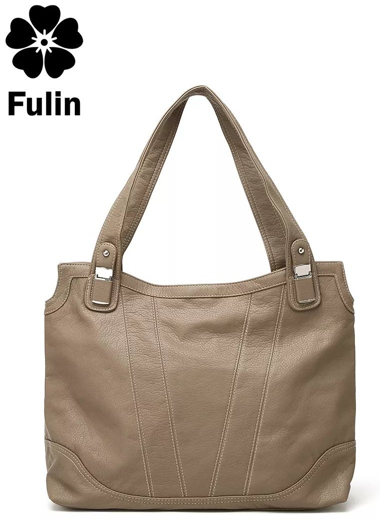 Сумка шоппер FULIN экокожа зеленый купить,NaN