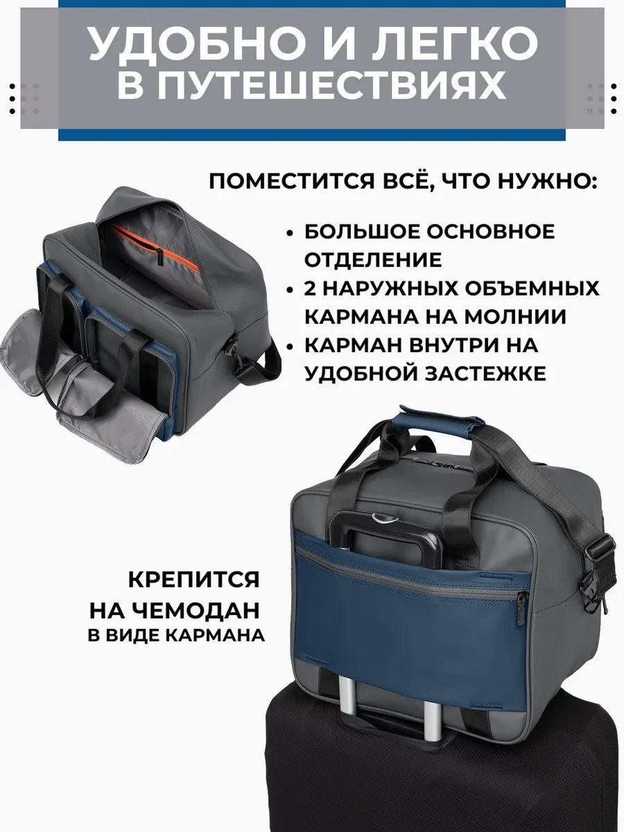 Мини-сумка SAMSONLIGHT полиэстер серый купить,20118