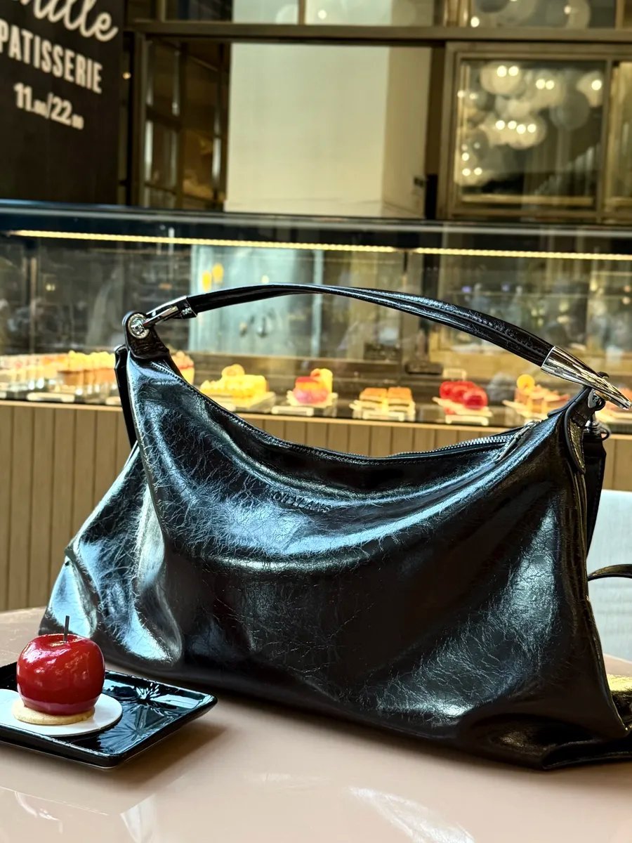 Сумка хобо CITYLANS экокожа черный купить,NaN