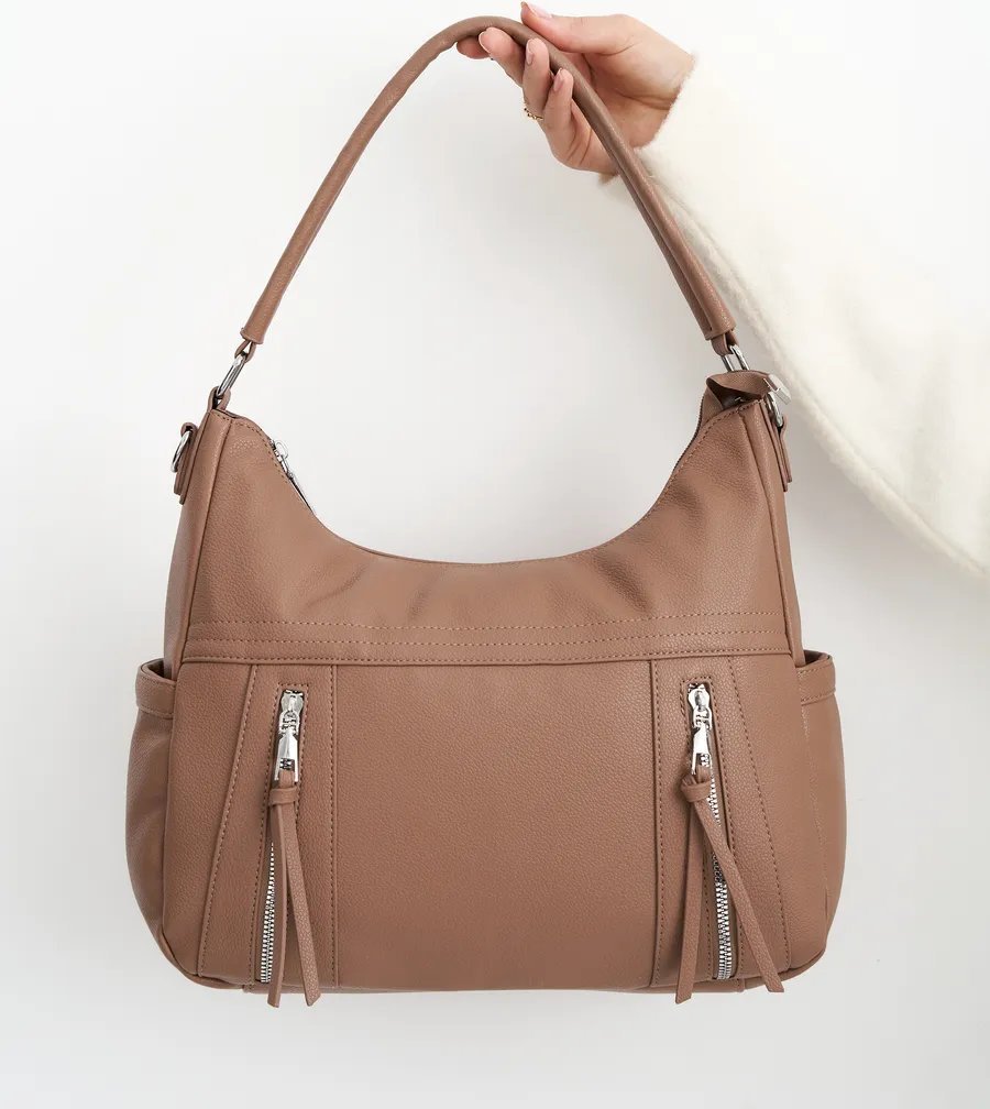 Сумка шоппер ICONIC BAGS экокожа бежевый купить,NaN