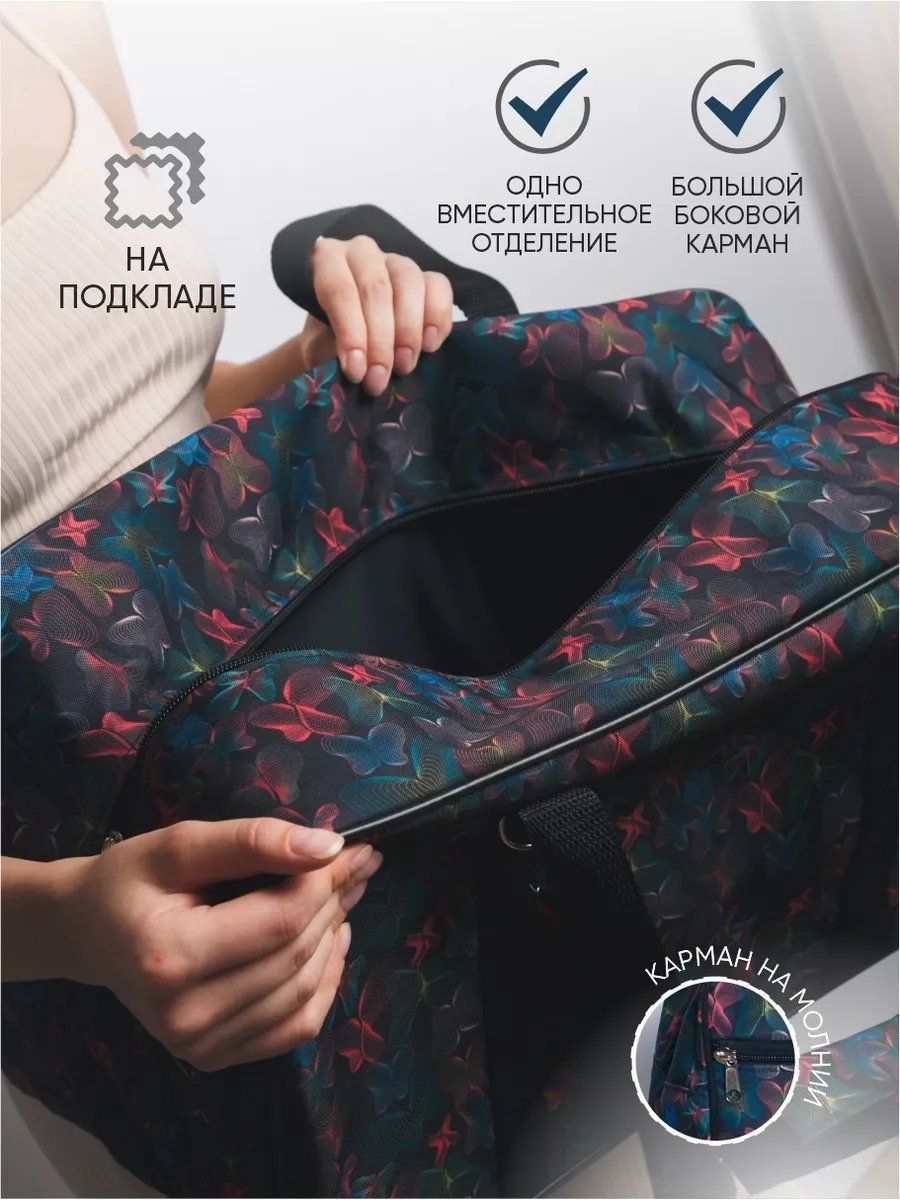 Мини-сумка ЗФТС текстиль черный купить,NaN