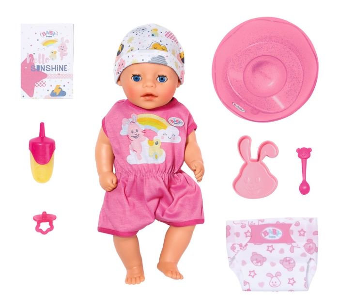 Пупс Zapf Creation My Little Baby born Нежное прикосновение Девочка 36см розовый купить,NaN