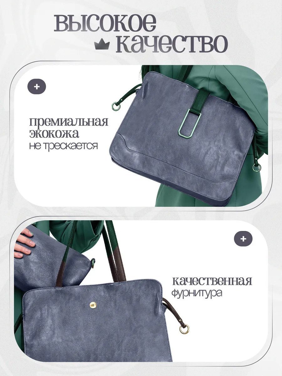 Сумка кросс-боди Chuffed экокожа синий купить,NaN