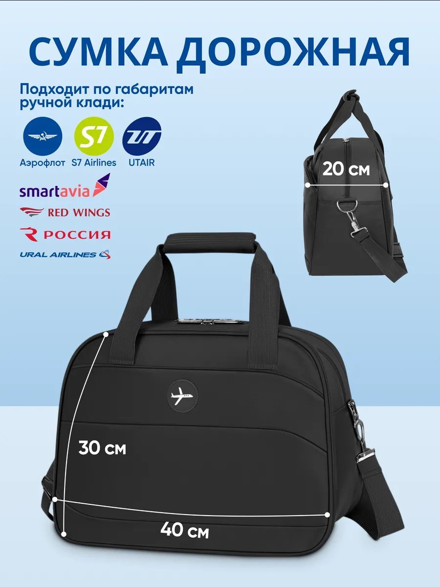 Мини-сумка JOURNEY оксфорд черный купить,NaN