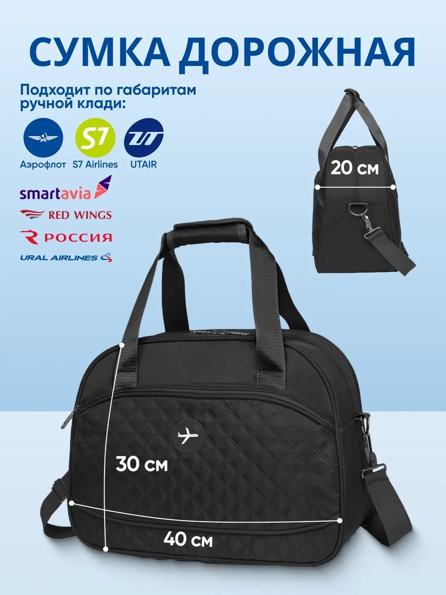 Мини-сумка JOURNEY полиэстер черный купить,NaN