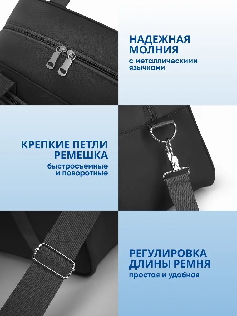 Мини-сумка JOURNEY полиэстер черный купить,NaN