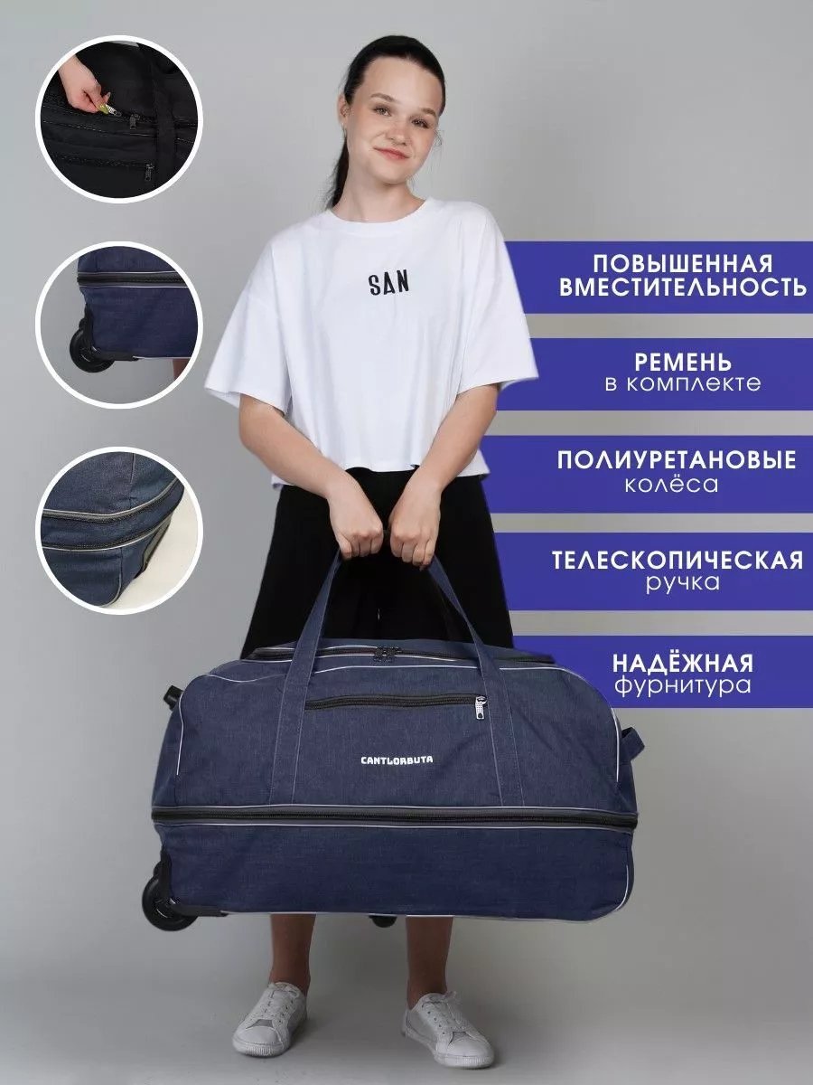 Мини-сумка BUTACANTLOR полиэстер синий купить,NaN