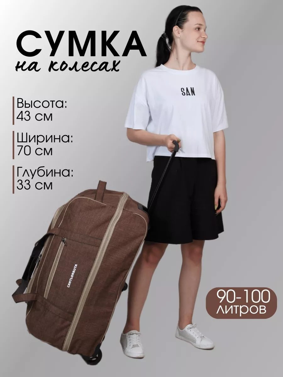 Мини-сумка CANTLORBUTA полиэстер коричневый купить,NaN