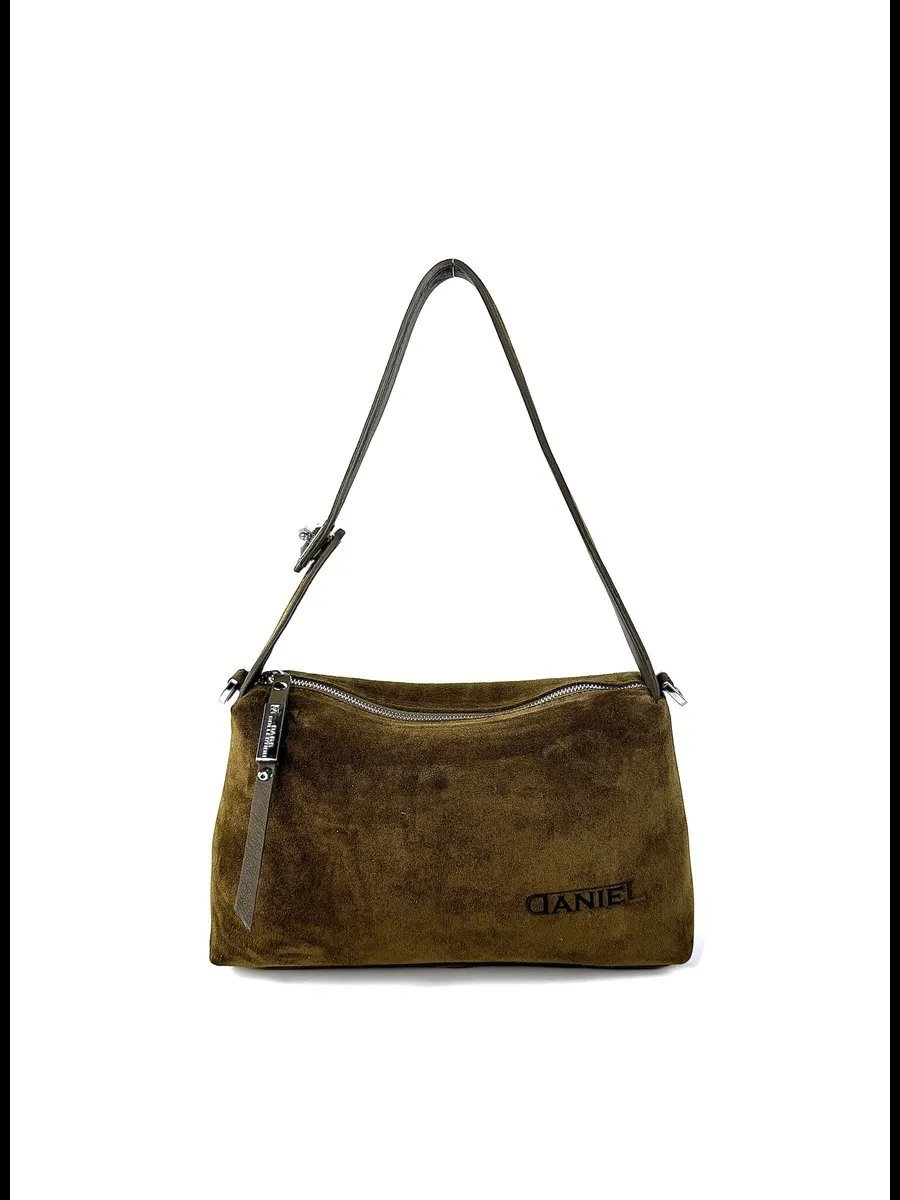 Сумка тоут Daniel Moscow натуральная замша серый купить,NaN