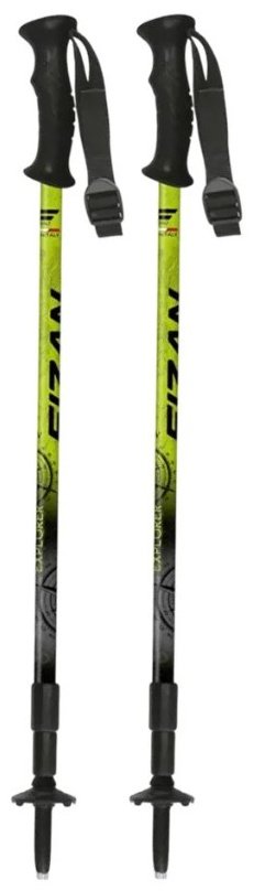 Треккинговые палки FIZAN Explorer/100.023/one size, lime grey 64-140 см