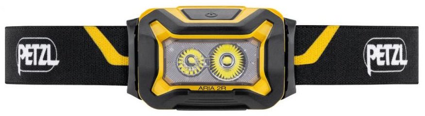 Фонарь Petzl Aria 2R налобный желтый купить,NaN