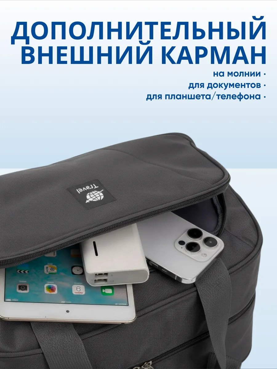 Мини-сумка JOURNEY оксфорд серый купить,NaN