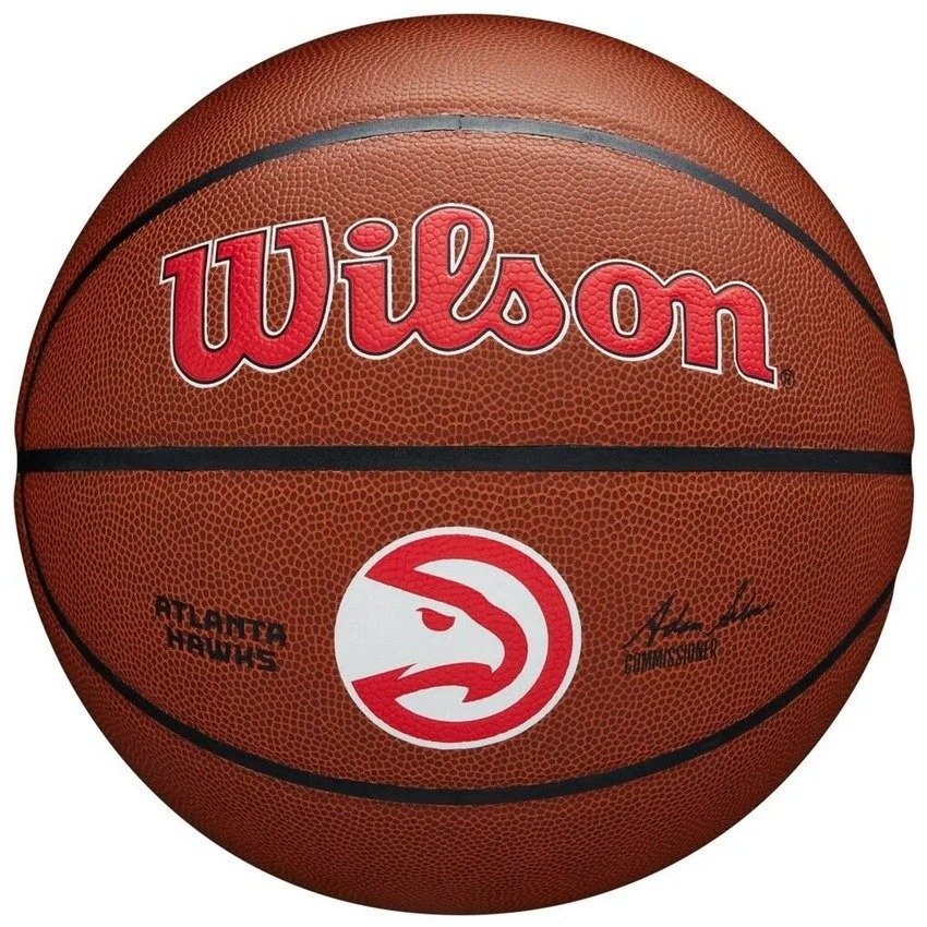Мяч Wilson NBA Team Alliance Atlanta Hawks WTB3100XBATL для баскетбола размер 7