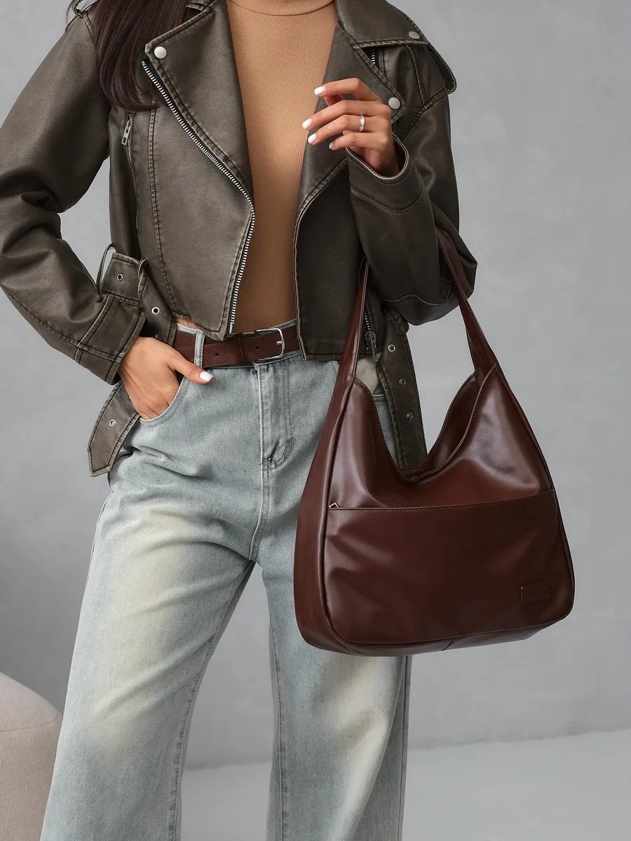 Сумка тоут BAGY bags экокожа коричневый купить,NaN