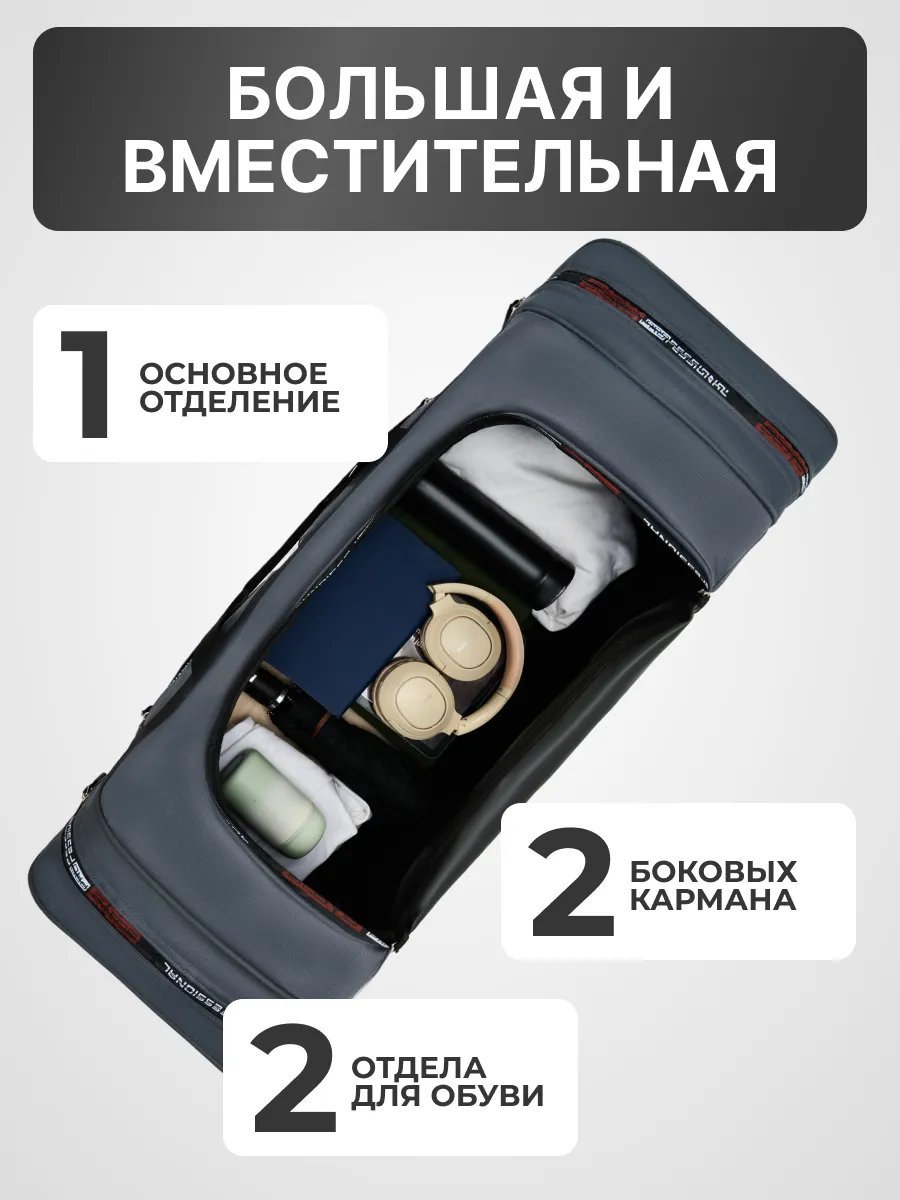 Мини-сумка DINIKMA полиэстер серый купить,NaN
