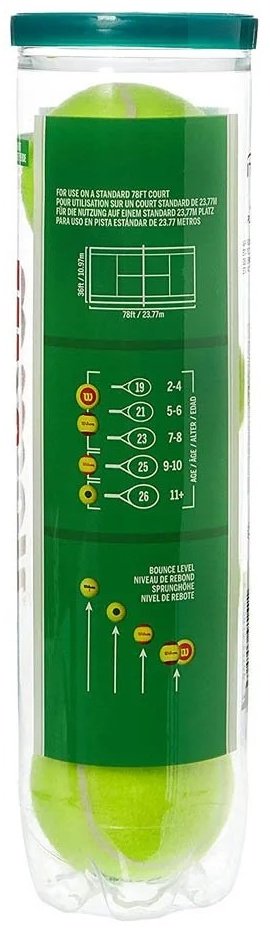 Мяч Wilson WRT137400 для большого тенниса размер one size