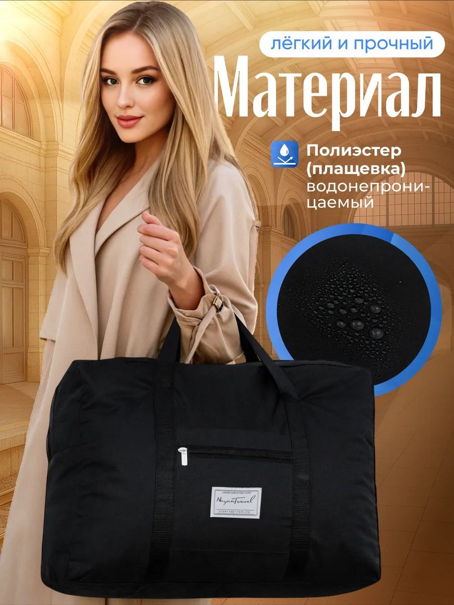 Мини-сумка полиэстер черный купить,NaN