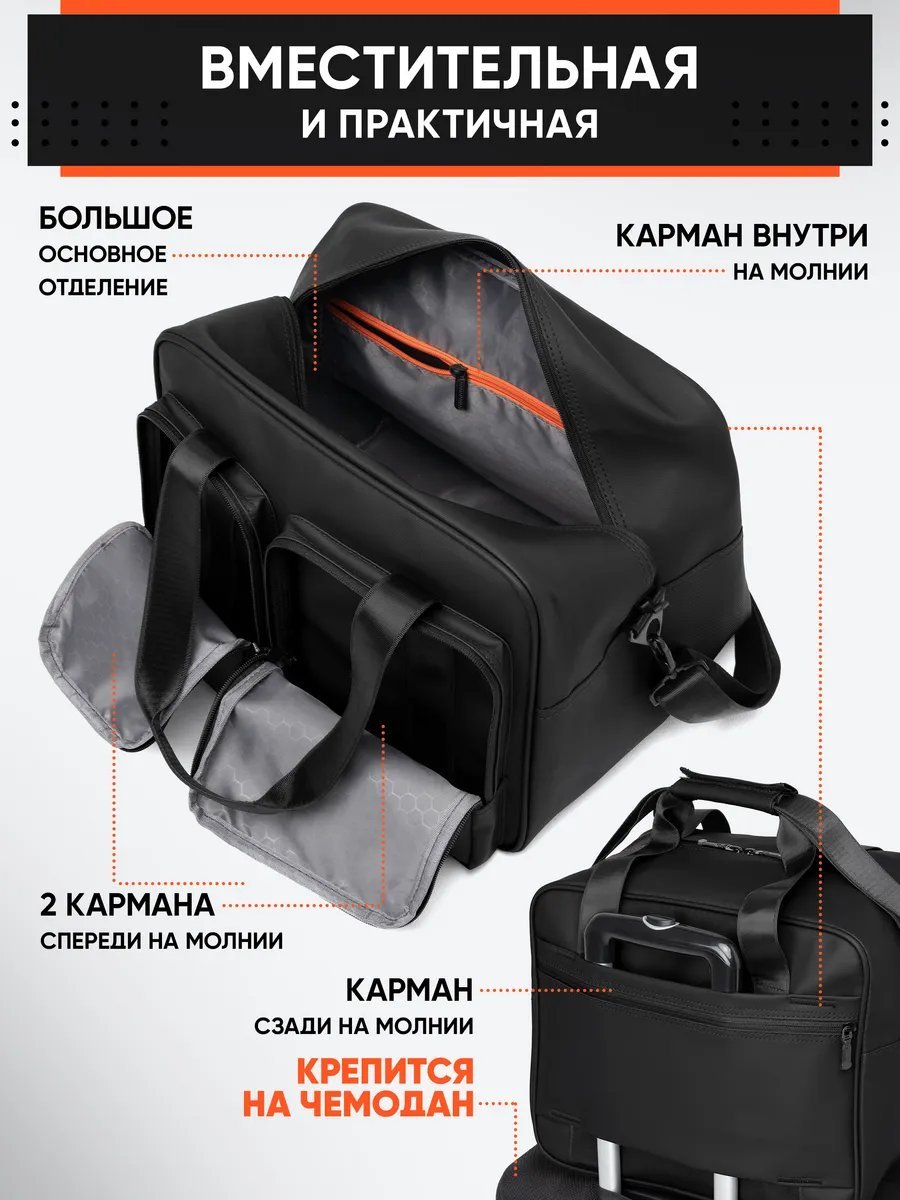Мини-сумка SAMSONLIGHT полиэстер черный купить,NaN