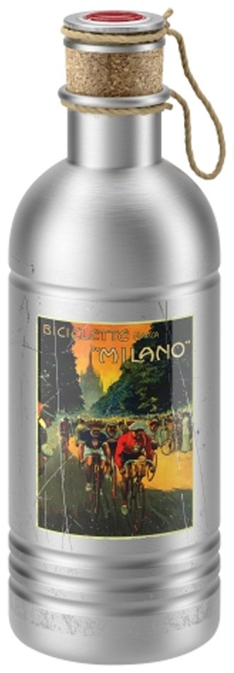 Фляга Elite Eroica Biciclette Milano 0150209 серебристый