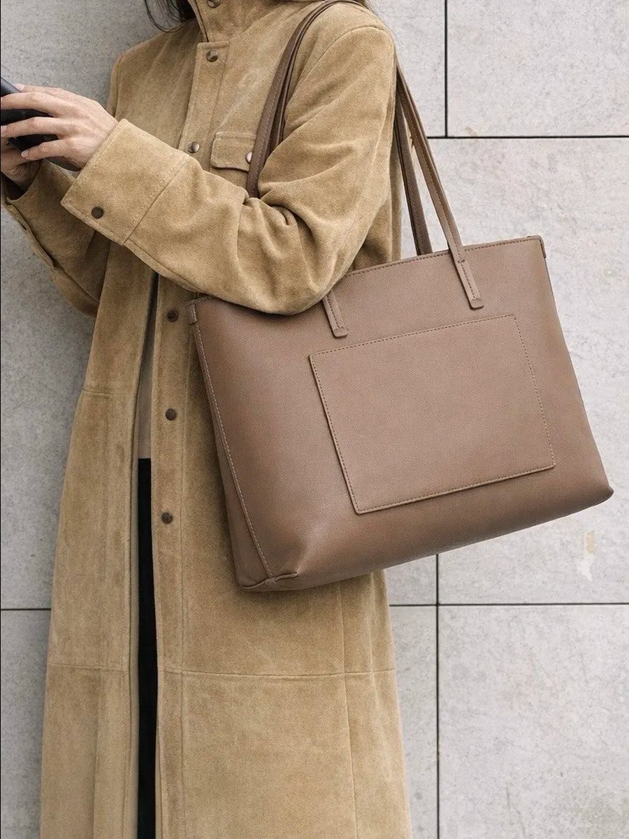 Сумка шоппер 2 BAGS BETTER экокожа коричневый купить,NaN