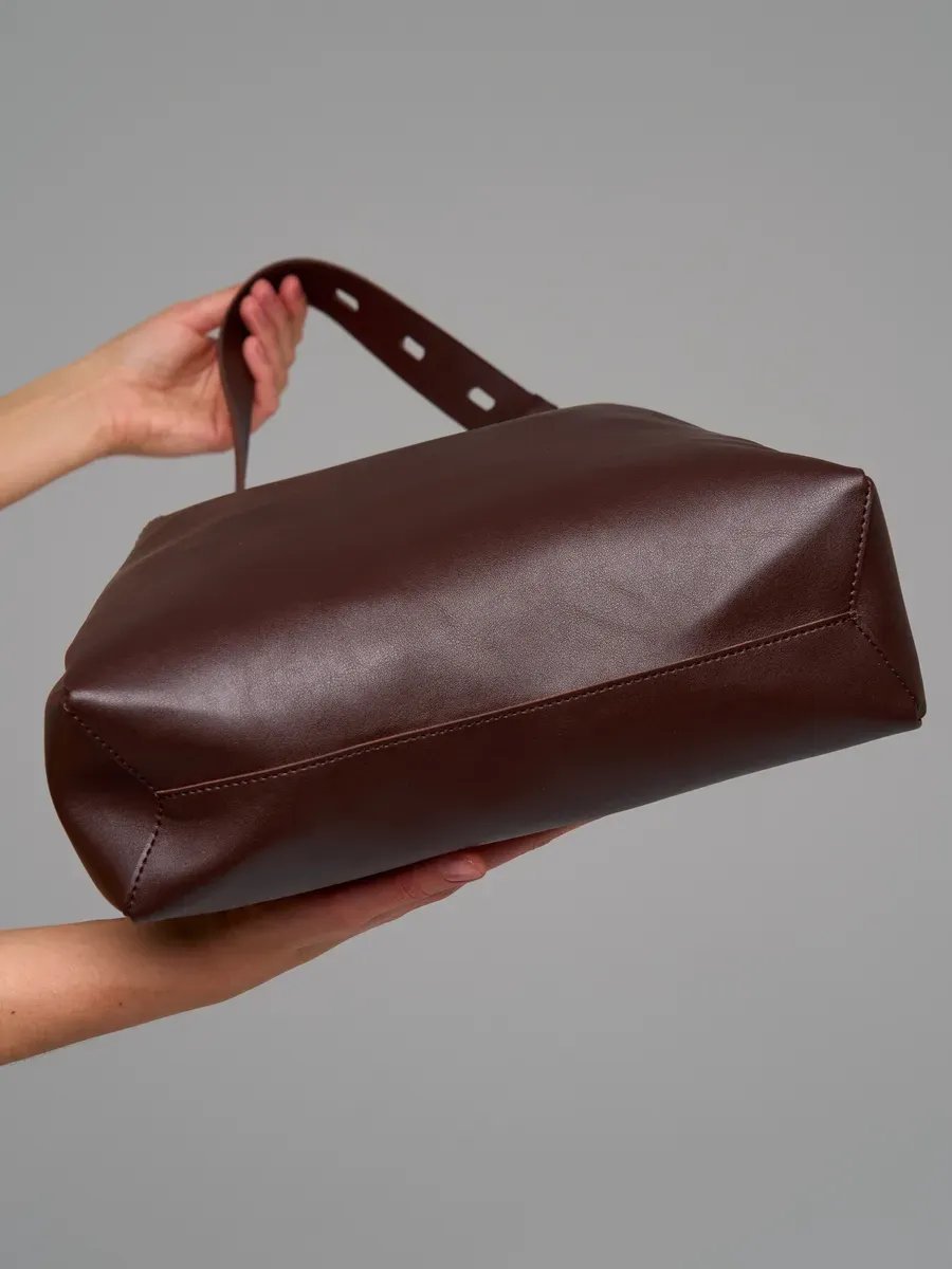 Сумка шоппер BagsPro экокожа красный купить,NaN