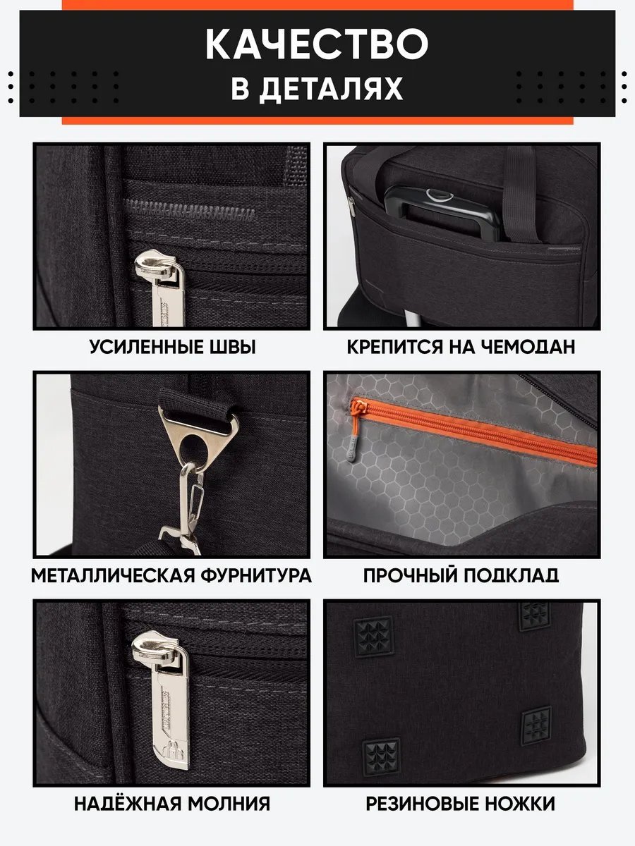 Мини-сумка SAMSONLIGHT полиэстер черный купить,22953