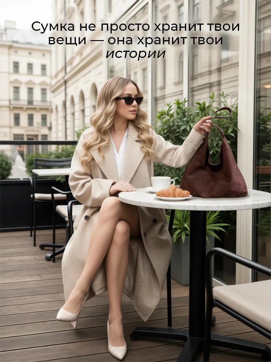 Сумка шоппер ОКЕАН ЛЮБВИ экокожа коричневый купить,NaN