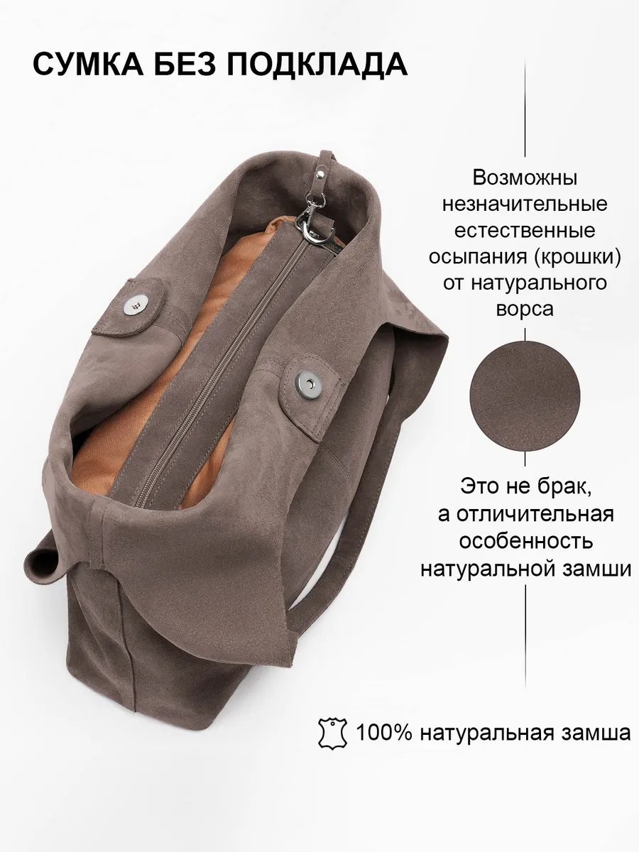 Сумка шоппер RICHET экокожа коричневый купить,NaN