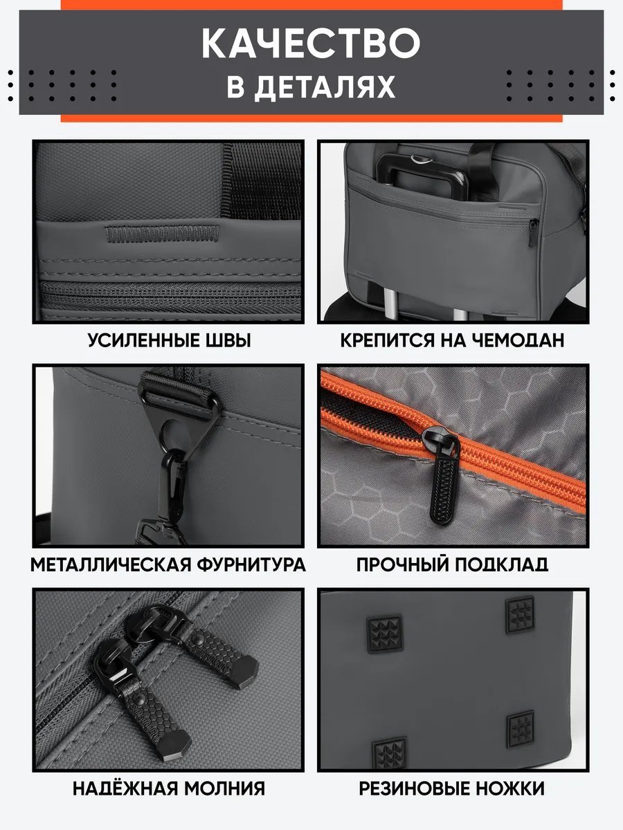 Мини-сумка SAMSONLIGHT полиэстер серый купить,NaN