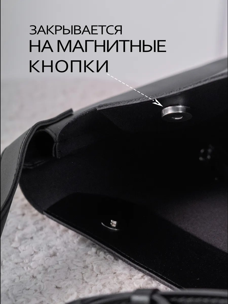 Мини-сумка Vavilon_S экокожа черный купить,NaN