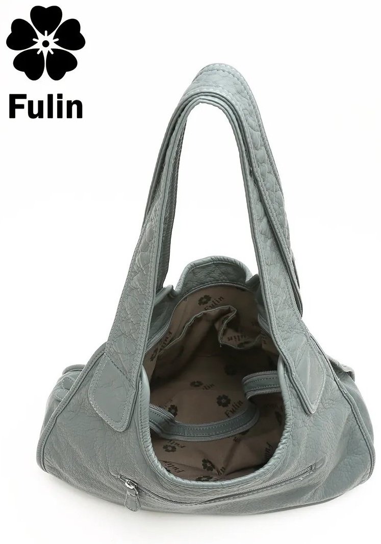Мини-сумка FULIN экокожа синий купить,NaN