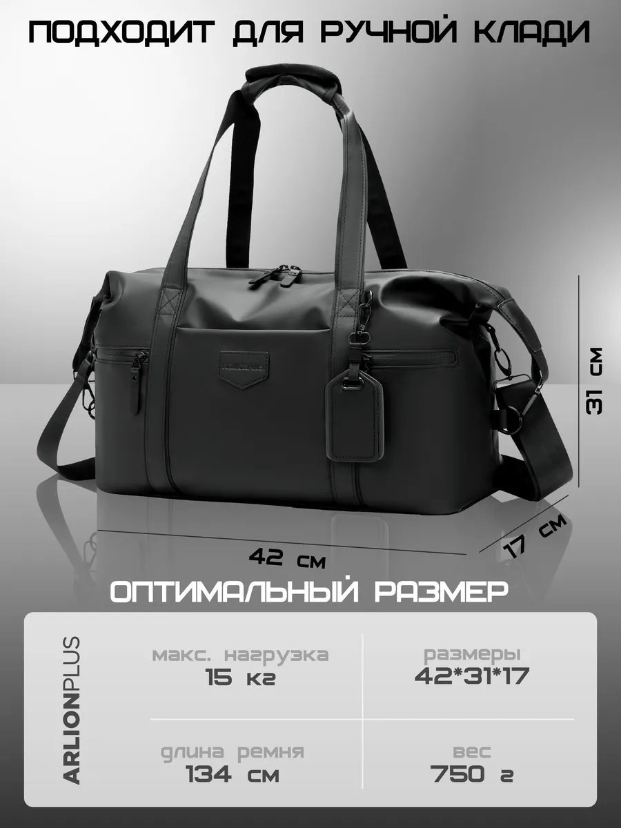 Мини-сумка ARLIONPLUS полиуретан черный купить,NaN