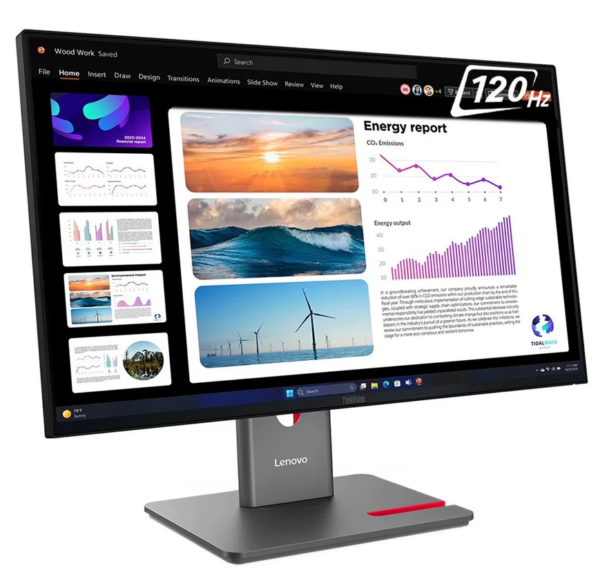 Монитор Lenovo ThinkVision P24Q-40 64B2GAR1EU 23.8" Raven Black