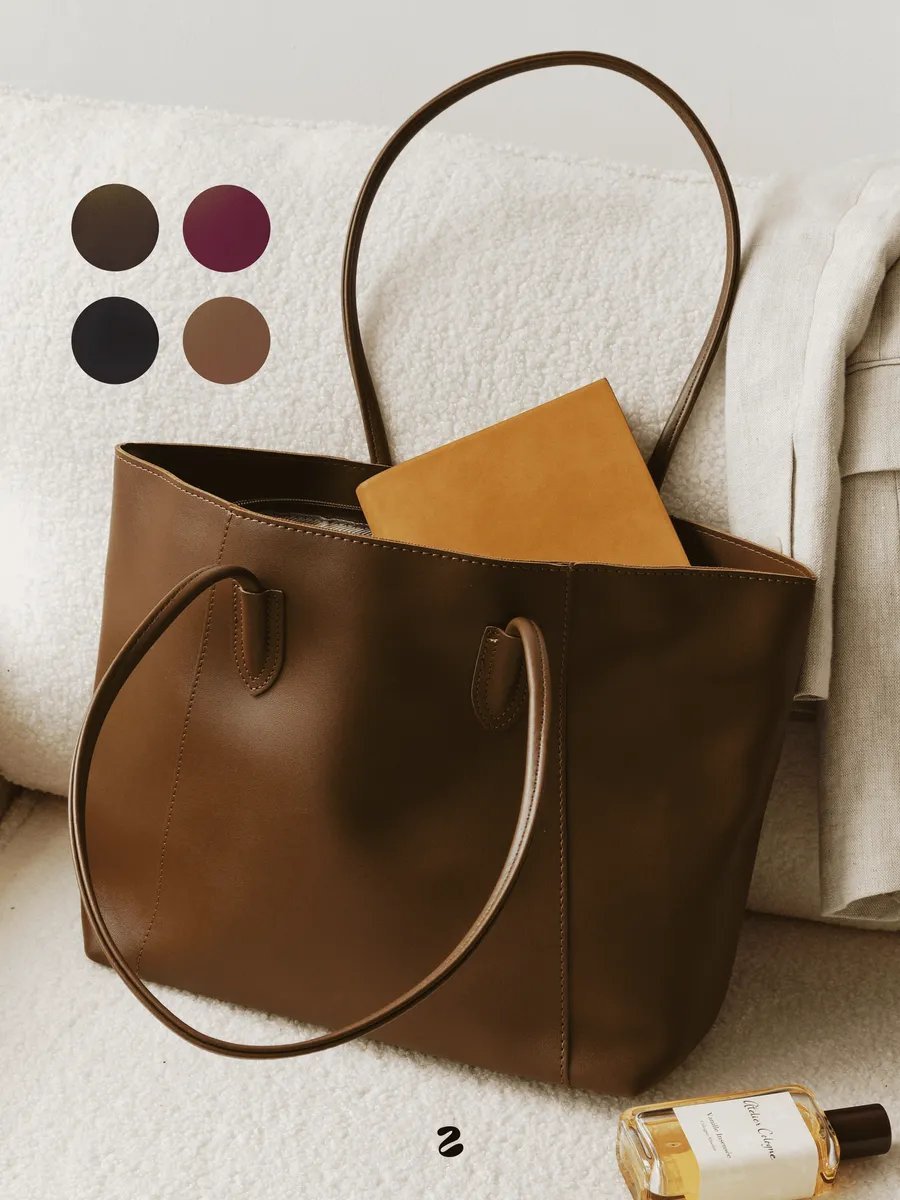 Сумка шоппер 2 BAGS BETTER экокожа коричневый купить,NaN