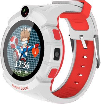 Смарт часы Aimoto Sport бело-красный купить,NaN