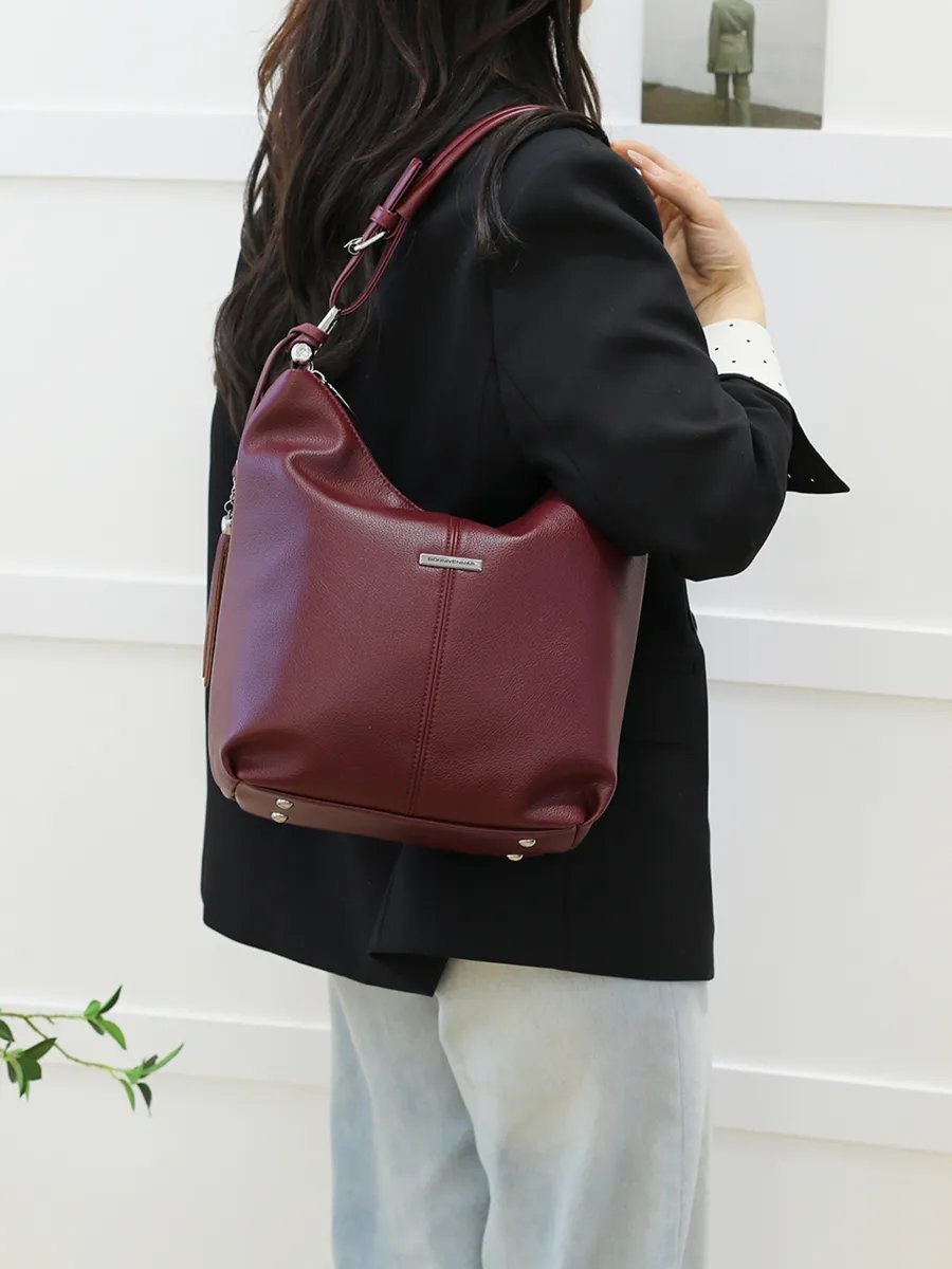 Сумка тоут BONNIVENYA экокожа красный купить,NaN