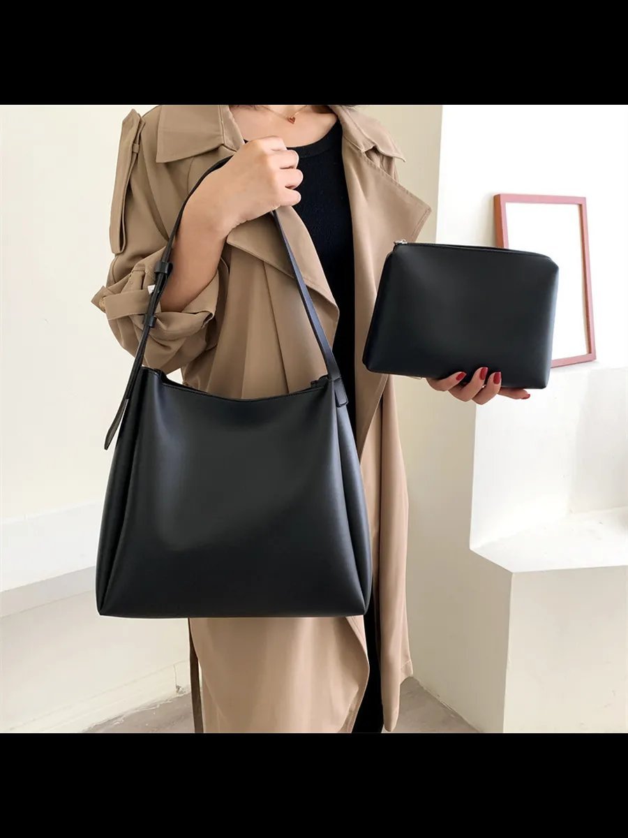 Сумка шоппер TRENDSHOP экокожа черный купить,NaN