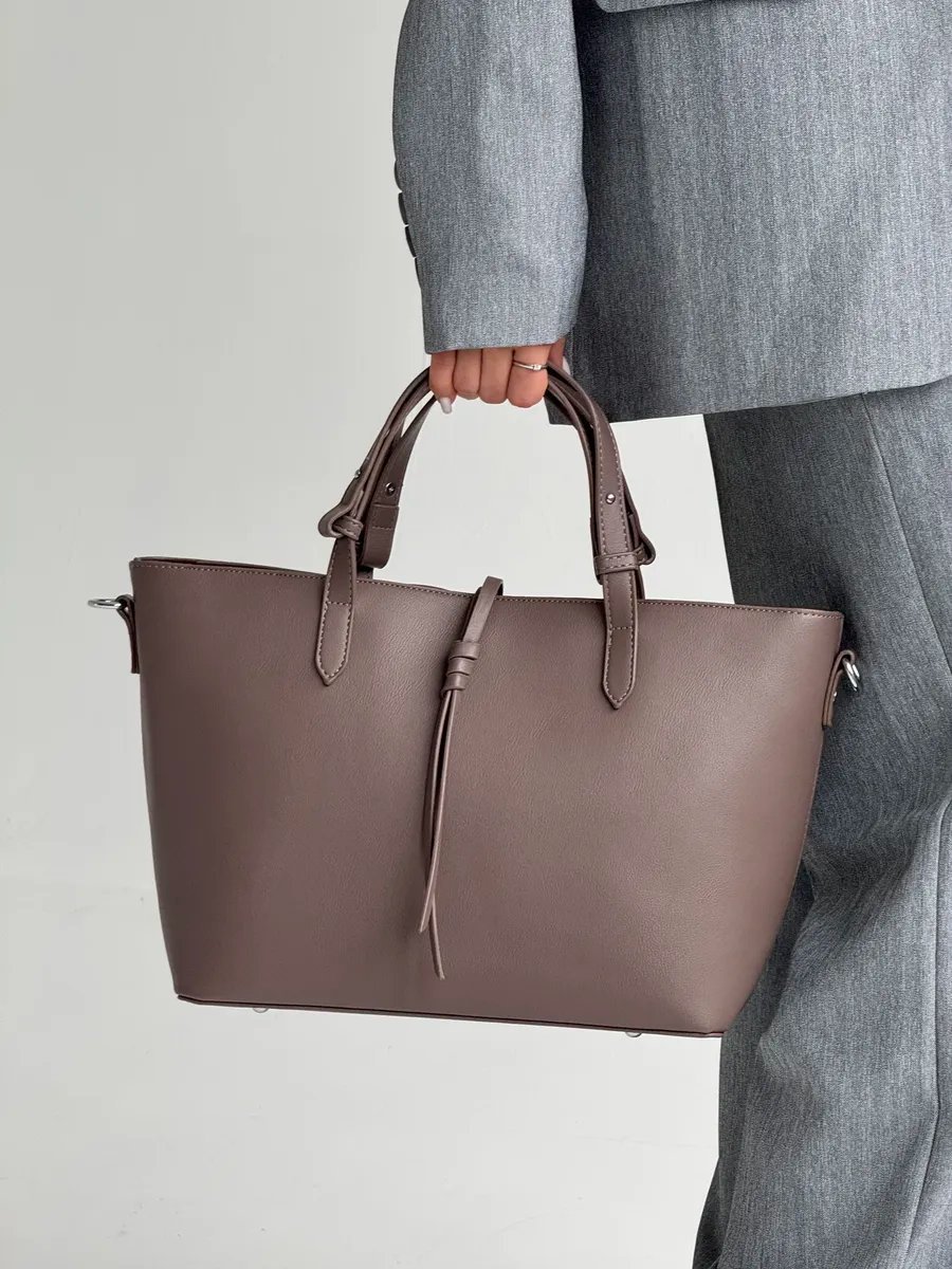 Сумка тоут VIbags искусственная кожа бежевый купить,NaN