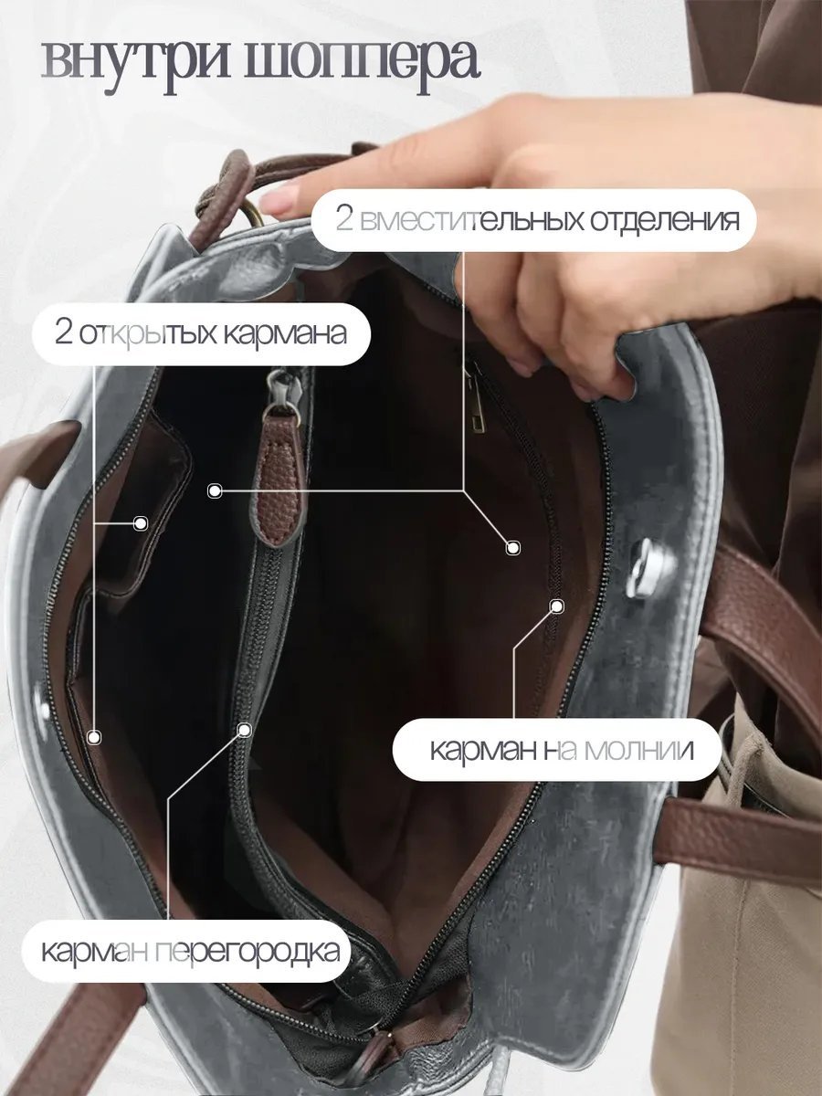 Сумка кросс-боди Chuffed экокожа серый купить,NaN