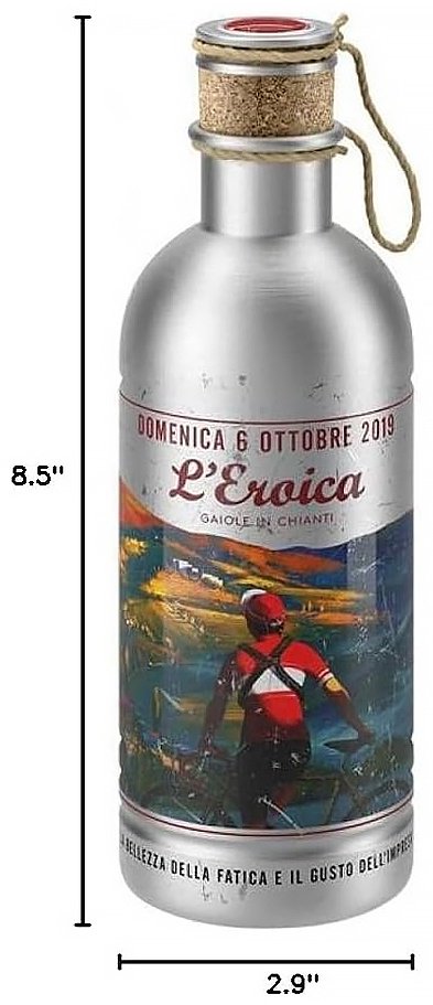 Фляга Elite Eroica 6 Ottobre 2019 0150211 серебристый