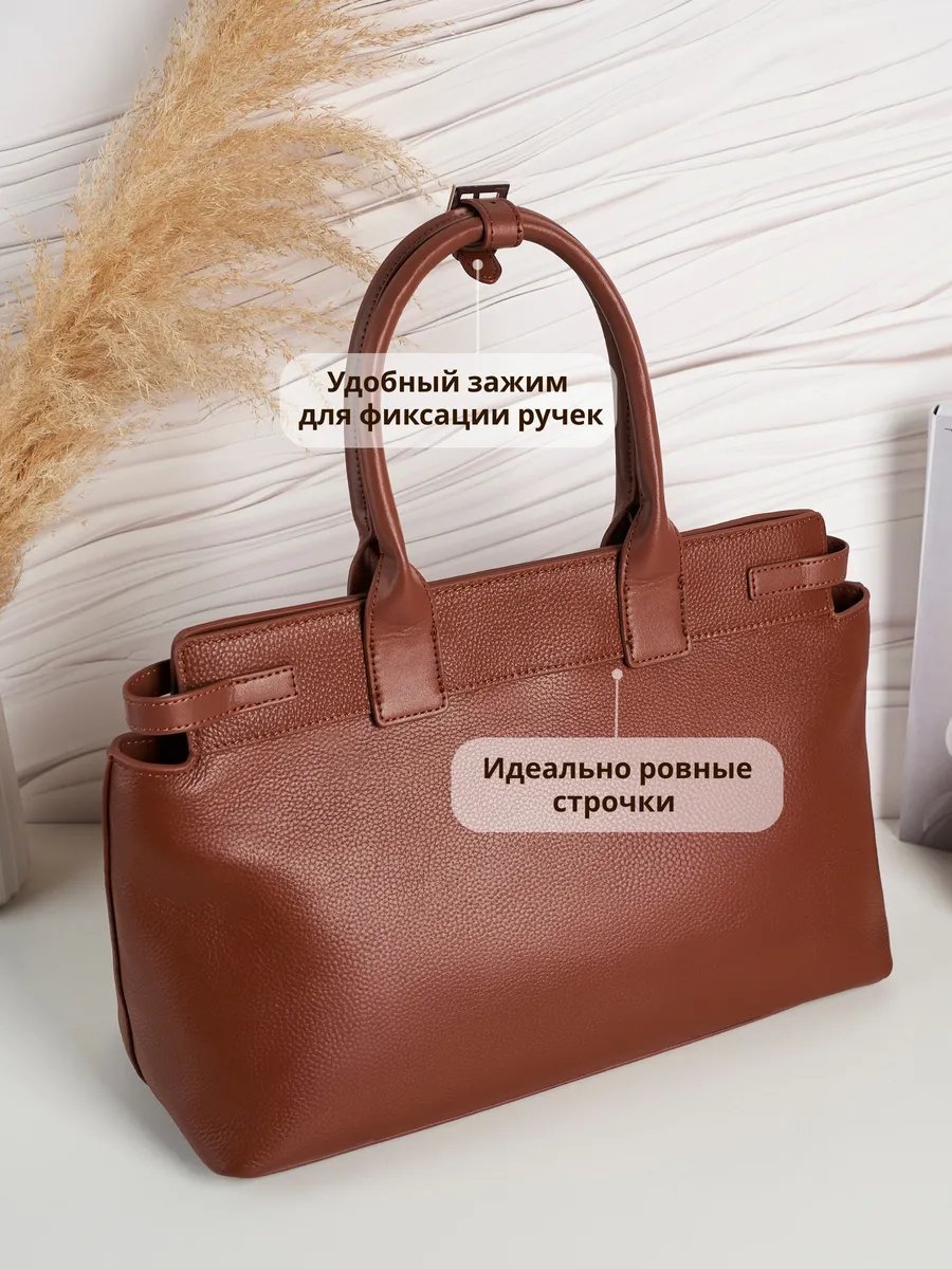 Мини-сумка MONTECLARE натуральная кожа коричневый купить,NaN
