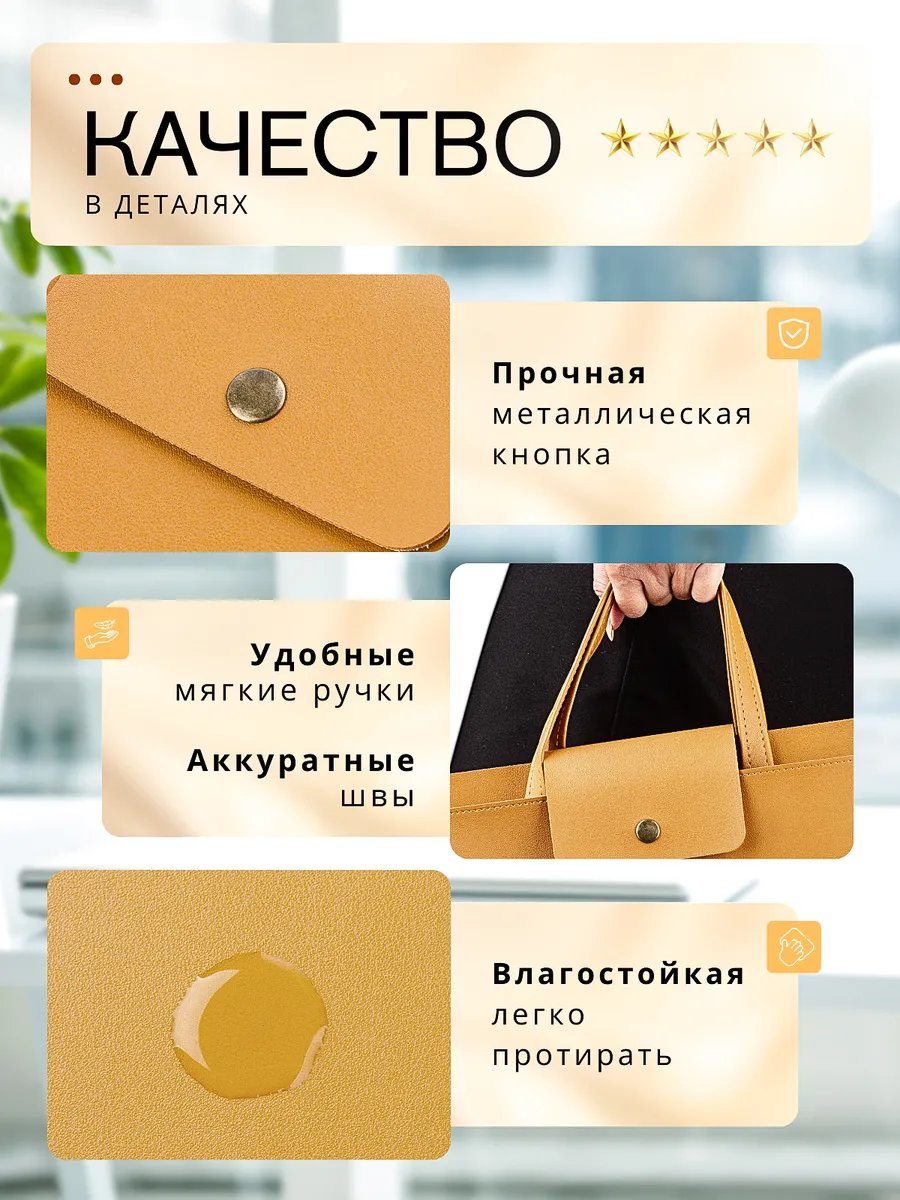 Мини-сумка ANBLE экокожа коричневый купить,NaN
