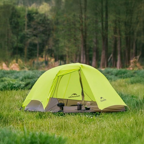 Палатка Naturehike 6977465868572 треккинговая количество мест: 1 желтый